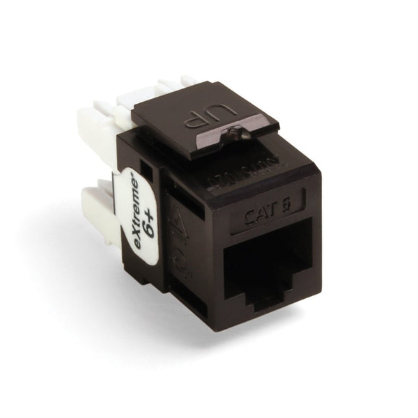 Leviton 61110-RB6 eXtreme 6 QuickPort Connector, CAT 6, Brown