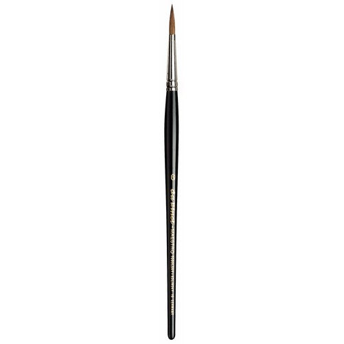 da Vinci Watercolor Series 10 Maestro Paint Brush, Round Kolinsky Red Sable, Size 6 (43379)