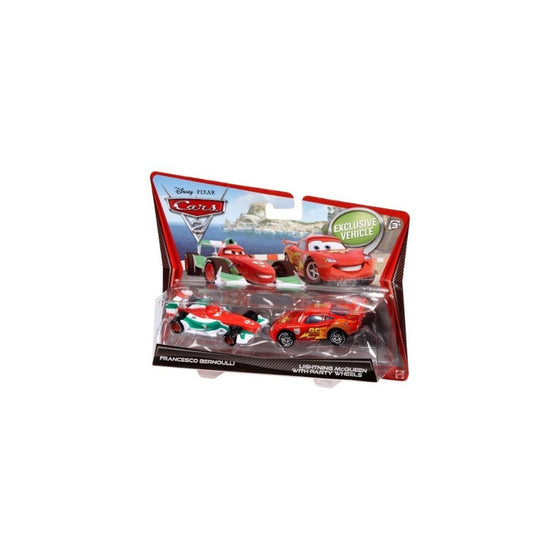 Disney Cars 2 Francesco Bernoulli & Lightning Mcqueen (with Party Wheels)