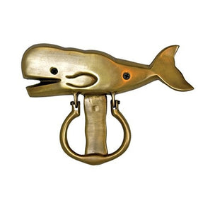 Brass Whale Doorknocker