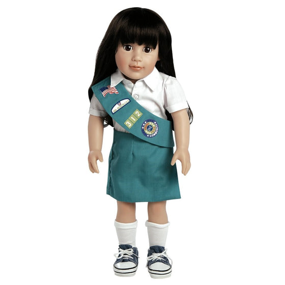 Adora Play Doll Abigail - Girl ScoutJr. 18” Doll & Costume
