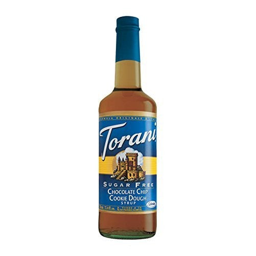 Torani Sugar-Free Chocolate Chip Cookie Dough Drink Syrup, 750mL bottle