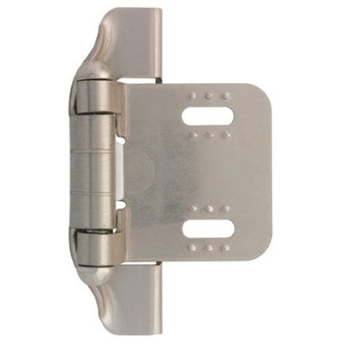 LIBERTY H01911C-SN-O 1/4-Inch Semi-Wrap Overlay Hinge