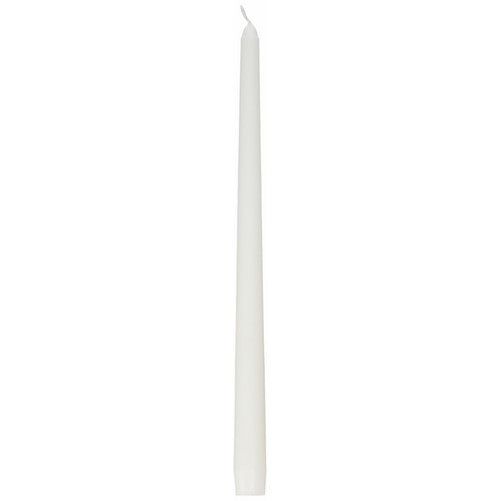 Zest Candle 12-Piece Taper Candles, 12-Inch, White