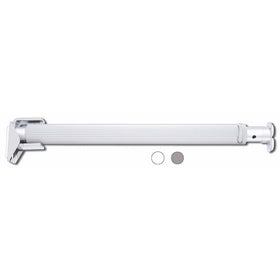 Wedgit White Mini Small size Twist Tight Adjustable Sliding Window & Door Security Bar extends from 15" to 25"