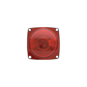 Uriah Products UL440021 4-1/2" Red Square Replacement Trailer Lens for 440 Light