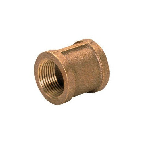 Jmf Coupling Threaded 1/8 " Red Brass Lead Free