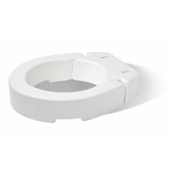 Carex Hinged Toilet Seat Riser, Adds 3.5 Inches of Height to Toilet, 300 Pound Weight Capacity, Hinged for Easy Cleaning