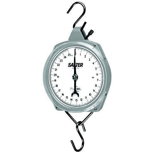 Brecknell 235-6M-56/25 235 Series Mechanical Hanging Scale,Metal Case, 56lb/25kg Capacity, 4oz/100g Readability