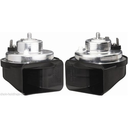 Fiamm Electromagnetic Horn. 12v Trumpet Horn with Relay, 2 Terminal.am80s (Pair)
