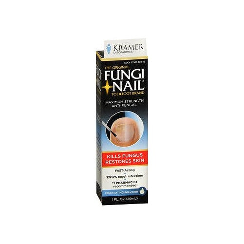 Fungi-Nail Toe & Foot Anti-Fungal Solution, 1 oz - Pack of 2