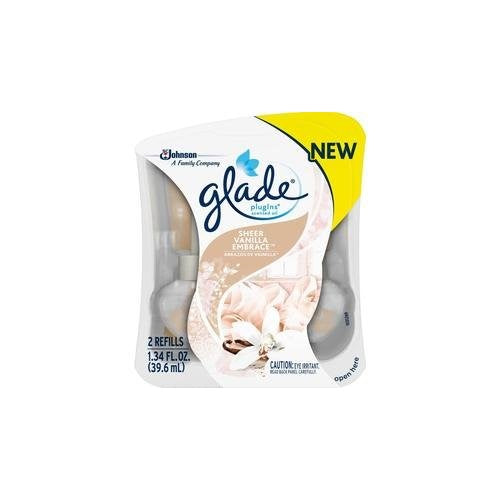 Glade Sheer Vanilla Embrace Glade PlugIns Scented Oil - 2 Refills (2 Pack)