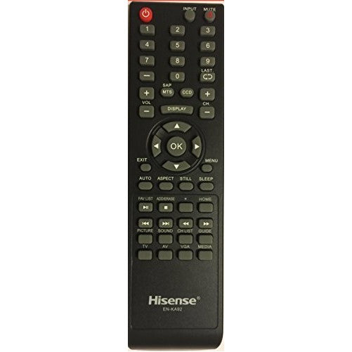 Hisense TV Remote EN-KA92 for H3 Series led TV Remote Control--Works with Hisense 32H3E 32H3C 40H3E 40H3C