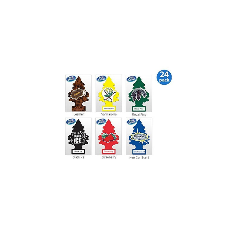 Little Trees Assorted Air Freshener Classic Scents (24 Pack)