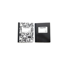 Double Pack 100 Sheet / 200 Page Composition Books - Bundle of Two Norcom Composition Books Wide Ruled (Starlight/Alphabet)