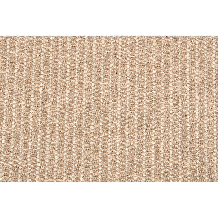 Fabric Upholstered Wooden Desk Chair with Tapered Legs, Beige and Brown