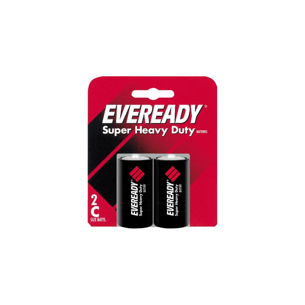 Eveready Heavy Duty 1235BP-2 C Batteries (2-Pack)