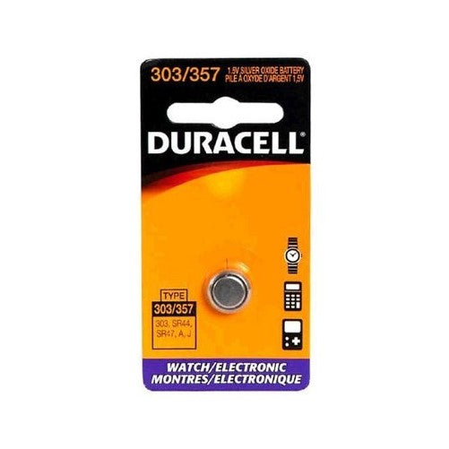 Duracell DL303/357BPK Watch/Electronic Battery, Pocket Tray