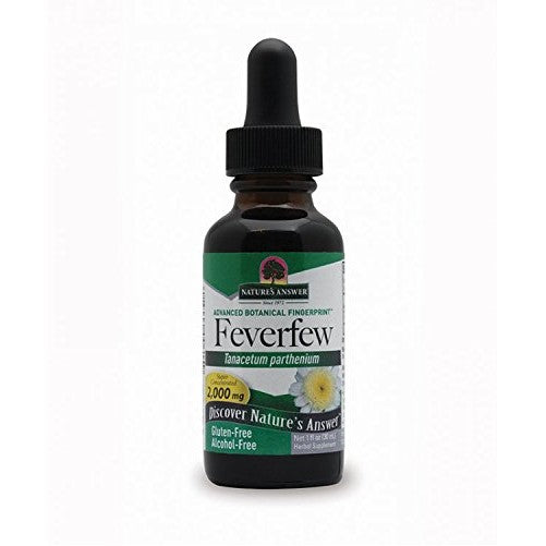 Nature's Answer Alcohol-Free Feverfew Leaf, 1-Fluid Ounce