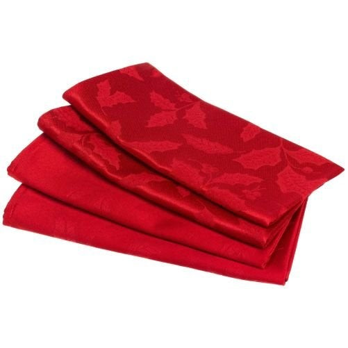 Lenox Holly Damask Napkin 4-Pack, Green