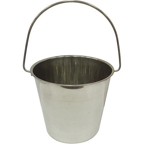 Ethical 9-Quart Stainless Steel Kennel Pail with Handle