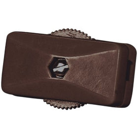 Eaton BP410B-SP-L 3-Amp, 120-Volt Feed-Through Cord Switch, Brown