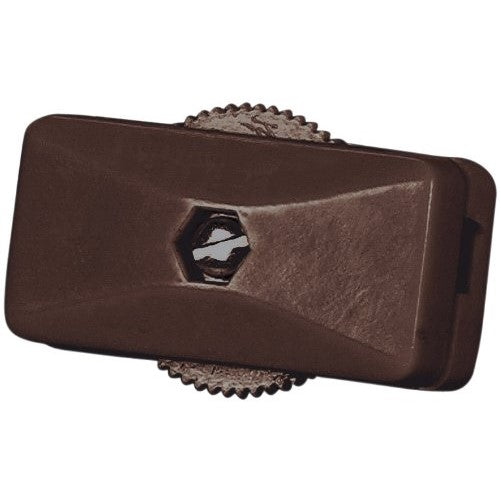 Eaton BP410B-SP-L 3-Amp, 120-Volt Feed-Through Cord Switch, Brown