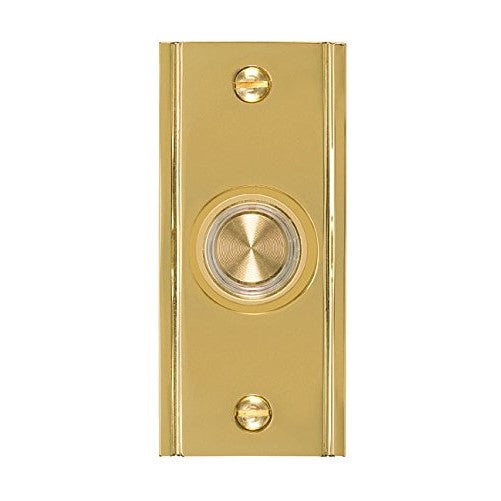 Thomas & Betts DH1630L Carlon Brass Finish Wired Brass Push Button