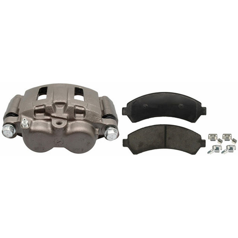 ACDelco 18R1372 Professional Front Passenger Side Disc Brake Caliper Assembly with Pads (Loaded), Remanufactured