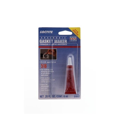 Loctite 518 51817 6ml Red Gasket Eliminator Tube