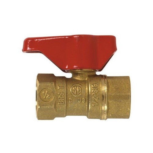 B & K Lever Handle 1/2 " Threaded Forged Brass Chrome Plated Bulk
