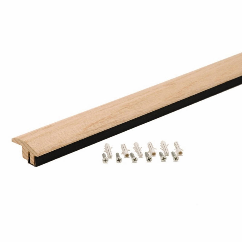 M-D Building Products 48901 36-Inch Hardwood Transition with Snap Track Tile to Laminate