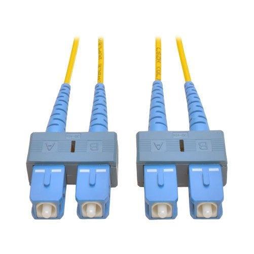 Tripp Lite Duplex Singlemode 8.3/125 Fiber Patch Cable (SC/SC), 5M (16-ft.)(N356-05M)