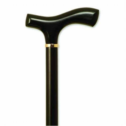 Fritz Handle Wood Cane - Black Stain