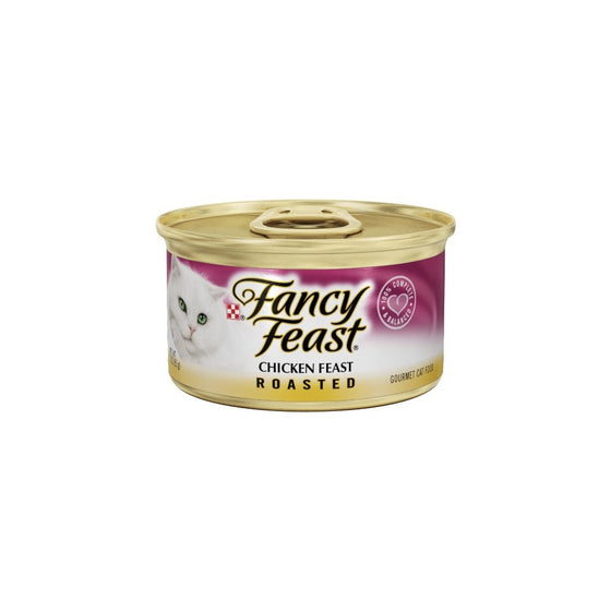 Purina Fancy Feast Roasted Chicken Feast Cat Food - (24) 3 oz. Pull-top Can