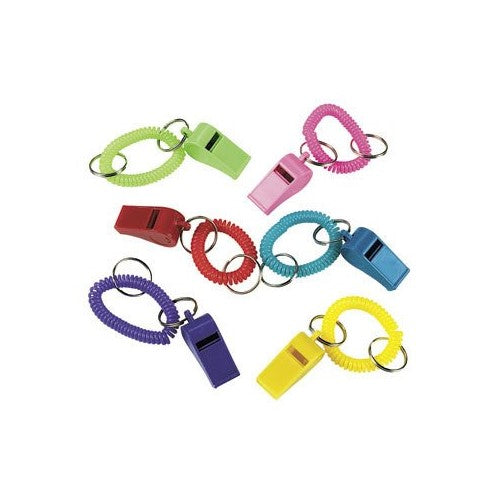 Whistle Expando Bracelet Key Chains (1 dz)