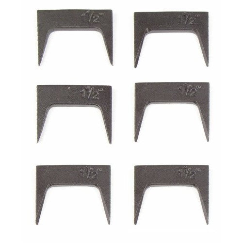 Big Horn 19654 1-1/2-Inch Pinch Dogs, 6-Piece Set