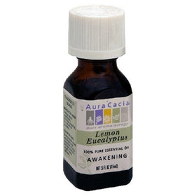 Aura Cacia100% Pure Essential Oils, Awakening, Lemon Eucalyptus, 0.5-Ounces (Pack of 4)