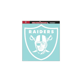 WinCraft NFL Oakland Raiders Die-Cut Decal, 8"x8", Team Color