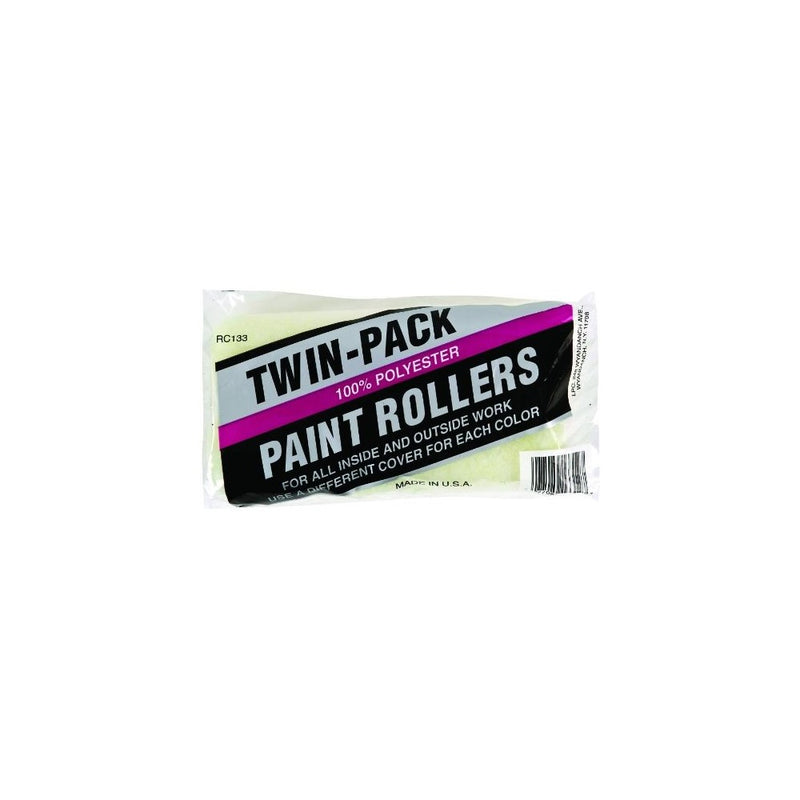 Linzer Products RC 133-0900 3/8" X 9" Polyester Economy Twin Pack Roller Covers 2 Pack