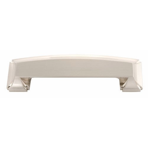 Hickory Hardware P3234-SN 3-Inch and 96mm Bridges Cabinet Cup Pull, 3-Inch, Satin Nickel