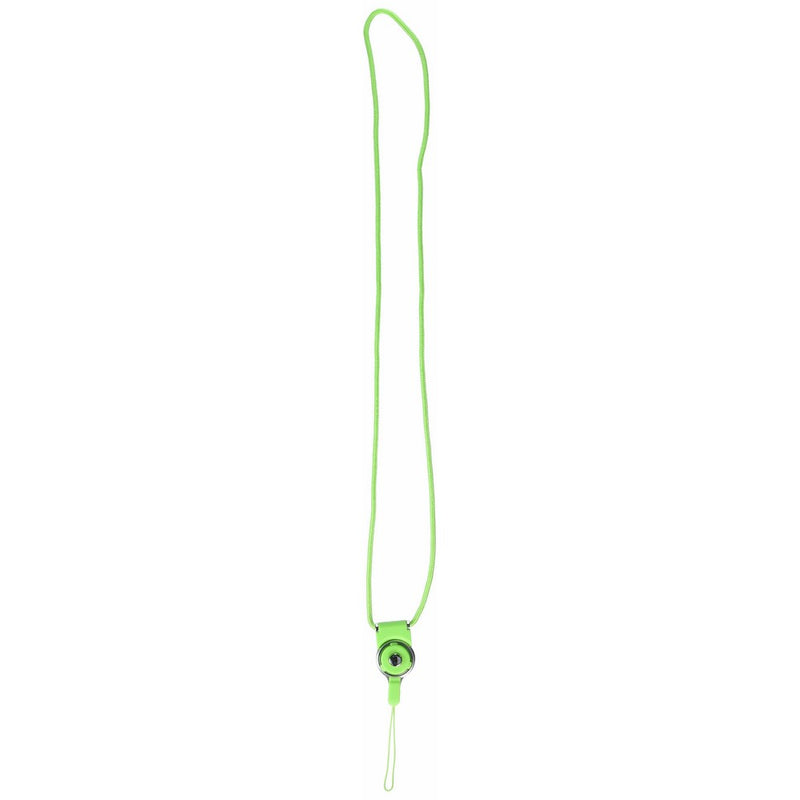 Reiko STRAP-LCGR Fashionable Universal Neck Strap Lanyard for Mobile Phones- 1 Pack - Retail Packaging - Green