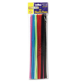 Creativity Street Chenille Stems/Pipe Cleaners 12 Inch x 4mm 100-Piece, Assorted Colors