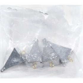 South Bend Pyramid Sinker (Pack of 4), 2-Ounce