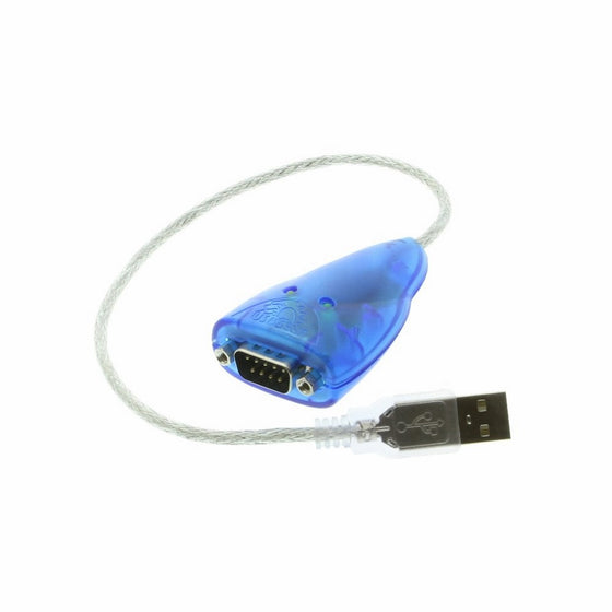 USBGear 12 inch USB to Serial RS-232 DB-9 Pin Adapter with FTDI Chipset for Windows 10, 8, 7 and Mac Systems - Use for Laptop Serial Port, PDA, GPS, Modems, Routers and More