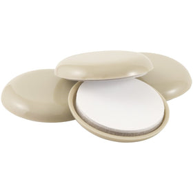 SuperSliders Self-Stick Furniture 1-3/4" Round Sliders for Carpeted Surfaces (4 piece)