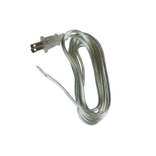 Cord Lamp 18-2/Spt-2 8ft Slvr