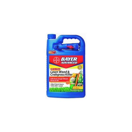 Bayer Advanced 704130 All-in-One Lawn Weed and Crabgrass Killer Ready-To-Use, 1-Gallon