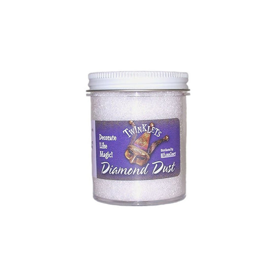 FloraCraft GL620DD/12 Diamond Dust Glitter Plastic Jar, 6-Ounce