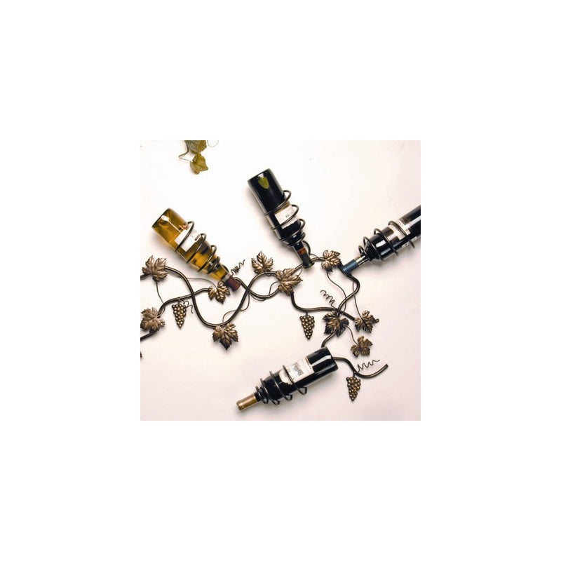 J&J Wire Wall Wine Rack, Bronze